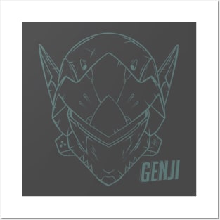 Genji Green Posters and Art